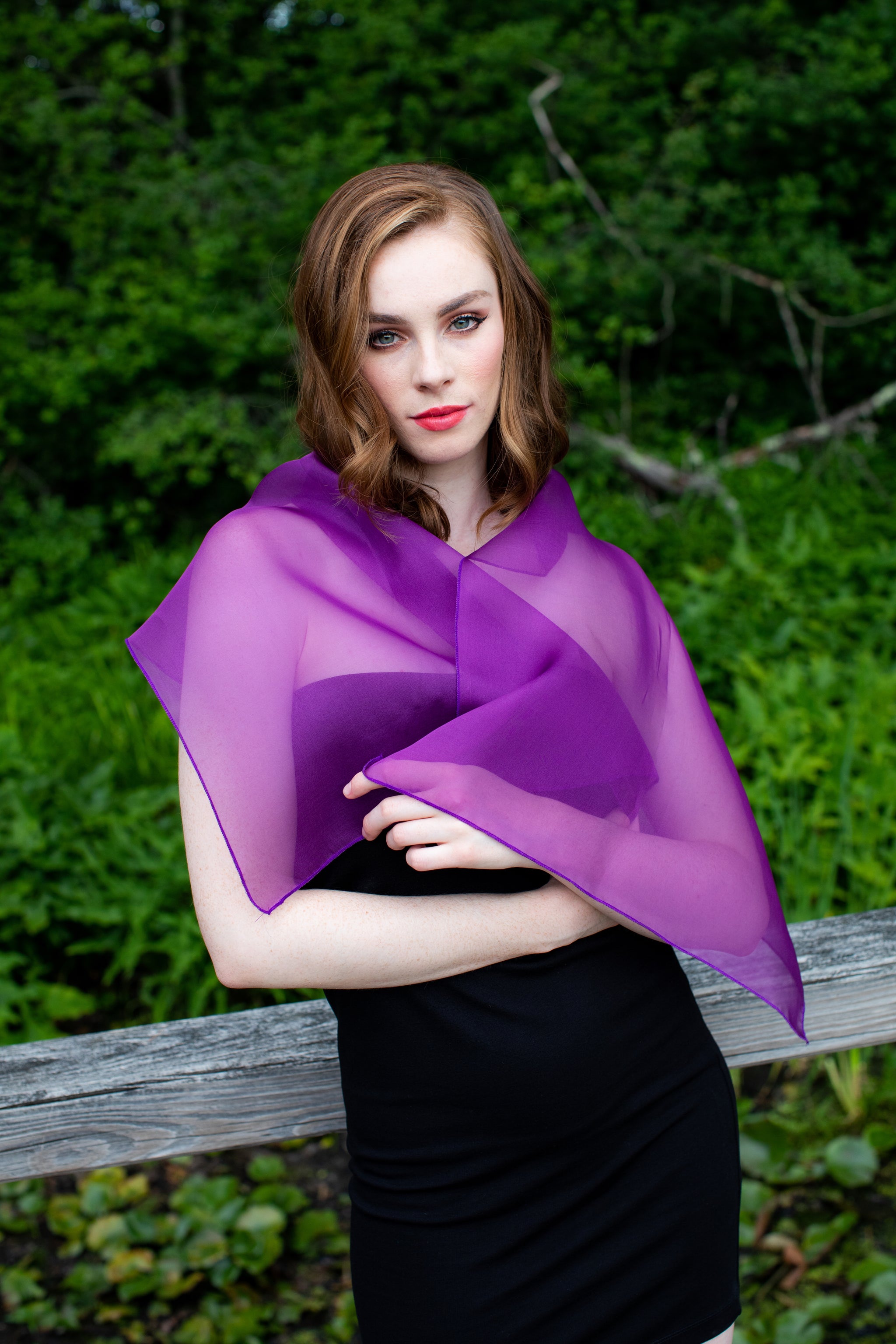 what color shawl with purple dress Matching Shawl For Purple Dress