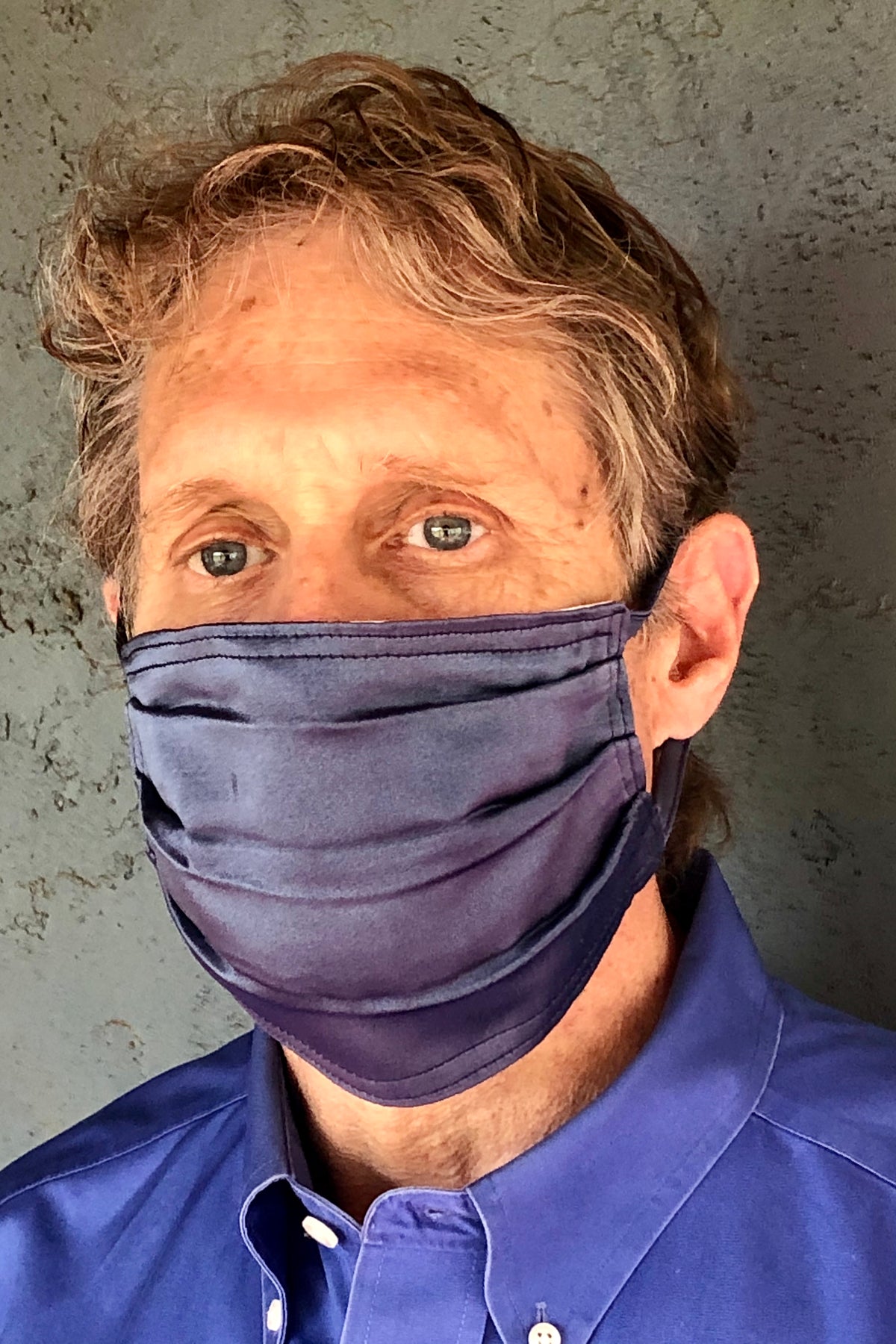 Blue Ocean Satin Mask