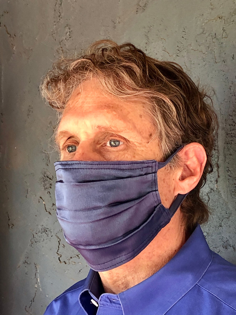 Blue Ocean Satin Mask